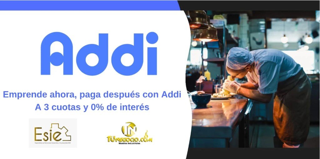 Addi: Emprende ahora, paga después. A 3 cuotas y 0% de interés con TUNEGOCIO.COM